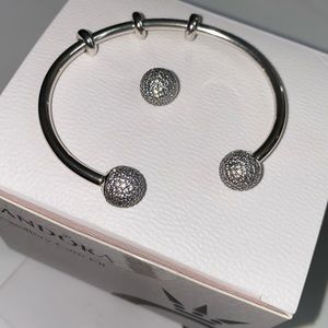 PANDORA OPEN BANGLE SMALL